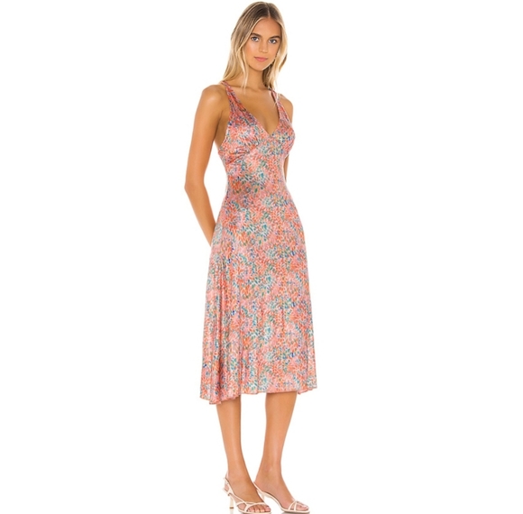 FREE PEOPLE💐 Midi Slip Dress - Picture 2 of 7